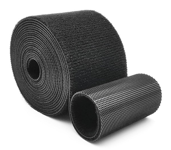 POWERTECH ταινία τύπου velcro TIES-080, 48mm, 5m, μαύρη TIES-080