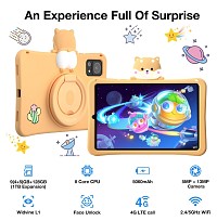DOOGEE tablet T20 Mini Kids, 8.4, 4/128GB, 4G, Android 13, 5060mAh, κίτρινο T20MINIKIDS-YL