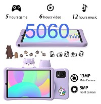 DOOGEE tablet T20 Mini Kids, 8.4, 4/128GB, 4G, Android 13, 5060mAh, μωβ T20MINIKIDS-PR