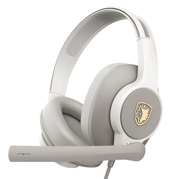 SADES gaming headset UPOWER, 3.5mm σύνδεση, 40mm, γκρι SA-703-GR