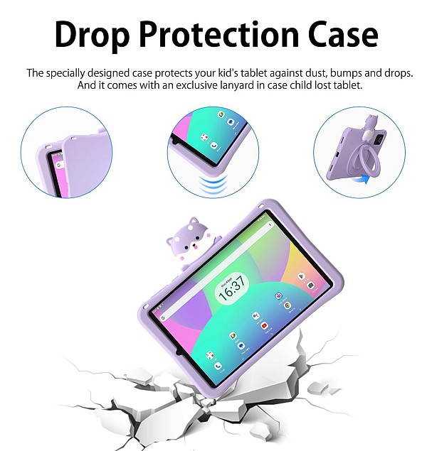 DOOGEE tablet T20 Mini Kids, 8.4, 4/128GB, 4G, Android 13, 5060mAh, μωβ T20MINIKIDS-PR