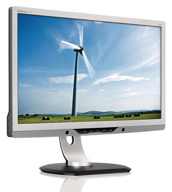 PHILIPS used οθόνη 221P3LPYES LED, 21.5 Full HD, VGA/DVI/DisplayPort, Grade A M-221P3LPYES-SQ