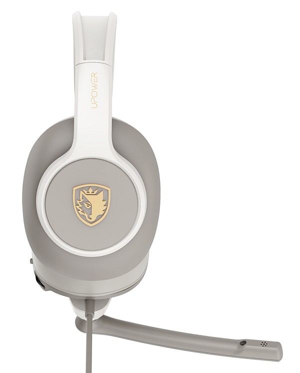 SADES gaming headset UPOWER, 3.5mm σύνδεση, 40mm, γκρι SA-703-GR