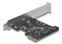 DELOCK κάρτα επέκτασης PCIe σε 2x SATA 90431, 6Gb/s 90431