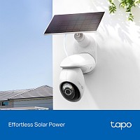 TP-LINK smart ηλιακή κάμερα Tapo C660 KIT, 4K/8MP, WiFi, PTZ, SD, IP65, EU/1.0 TAPO-C660KIT