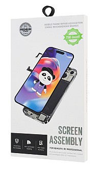 TW INCELL LCD για iPhone 14 Pro Max, camera-sensor ring, earmesh, μαύρη ILCD-028