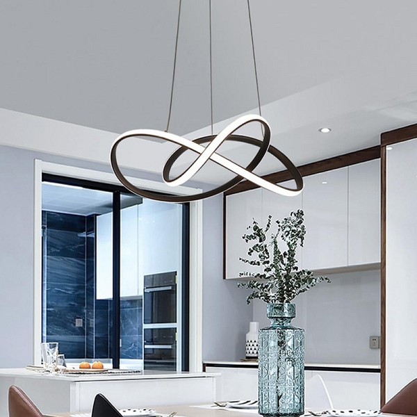 POWERTECH LED φωτιστικό οροφής HLL-0207, 48W, 4000K, Φ50cm x 120cm, μαύρο HLL-0207