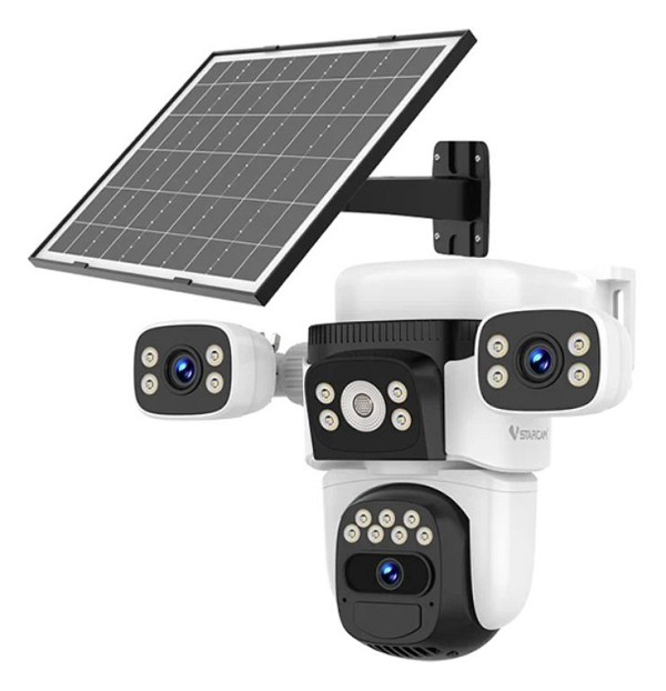 VSTARCAM smart ηλιακή κάμερα BG621SR, triple lens, 2MP, 4G, SD, PTZ, IP66 BG621SR