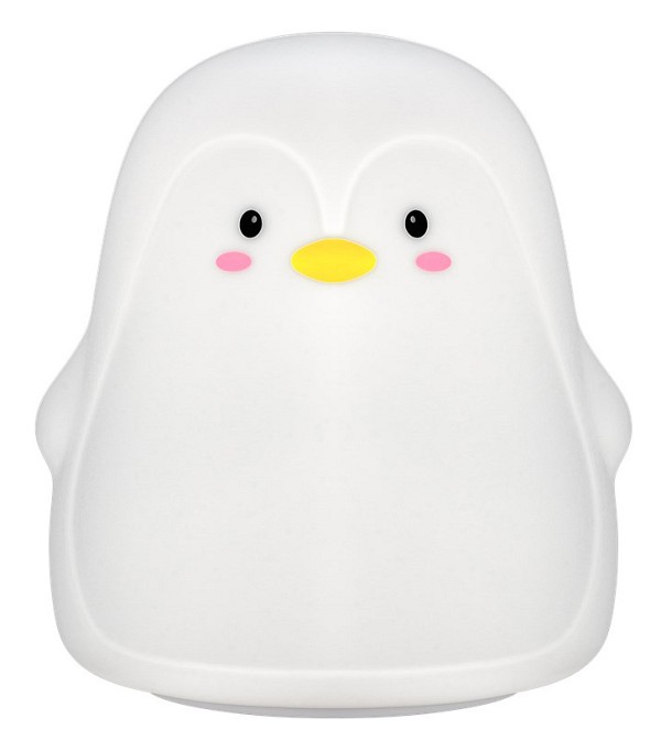 GOOBAY LED φωτιστικό νυκτός πιγκουίνος 61648, RGB, επαναφορτιζόμενο, λευκό 61648