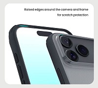NILLKIN θήκη Super Frosted Shield Pro για Apple iPhone 17 Pro Max, διάφανη/μαύρη 6902048303690