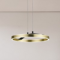 POWERTECH LED φωτιστικό οροφής HLL-0201, 29W, 4000K, Φ38x120cm, χρυσό/μαύρο HLL-0201