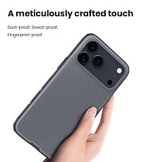 NILLKIN θήκη Super Frosted Shield Pro για Apple iPhone 17 Pro Max, διάφανη/μαύρη 6902048303690