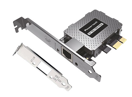 POWERTECH κάρτα επέκτασης δικτύου PCIe σε RJ45 PT-1453, 1000Mbps PT-1453