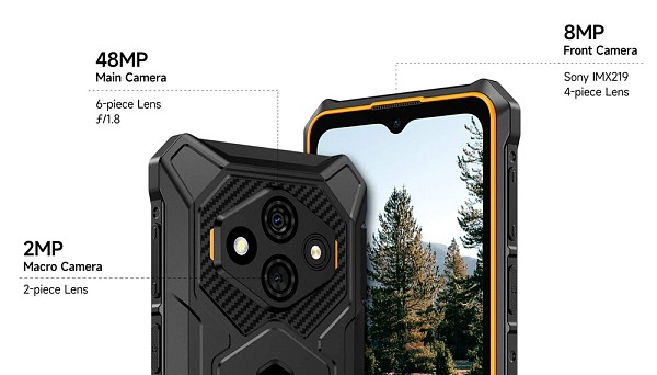 ULEFONE smartphone RugKing 3 Pro, 6.56, 8/128GB, 5700mAh, IP68/IP69K, μαύρο RUGKING3PRO