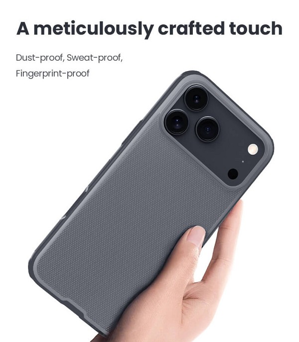 NILLKIN θήκη Super Frosted Shield Pro για Apple iPhone 17 Pro Max, διάφανη/μαύρη 6902048303690