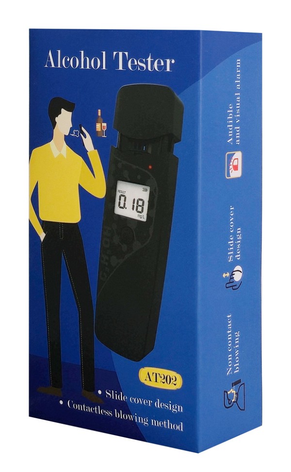 HANWEI ψηφιακός μετρητής αλκοόλ AT202, 0~1mg/L AT202