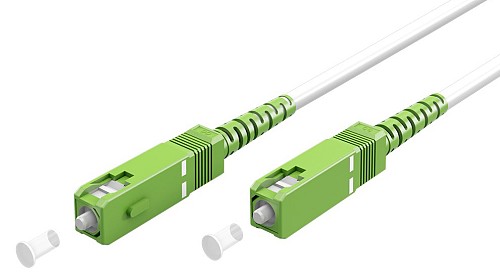 GOOBAY καλώδιο οπτικής ίνας SC-APC 59604, Singlemode OS2, 20m, λευκό 59604