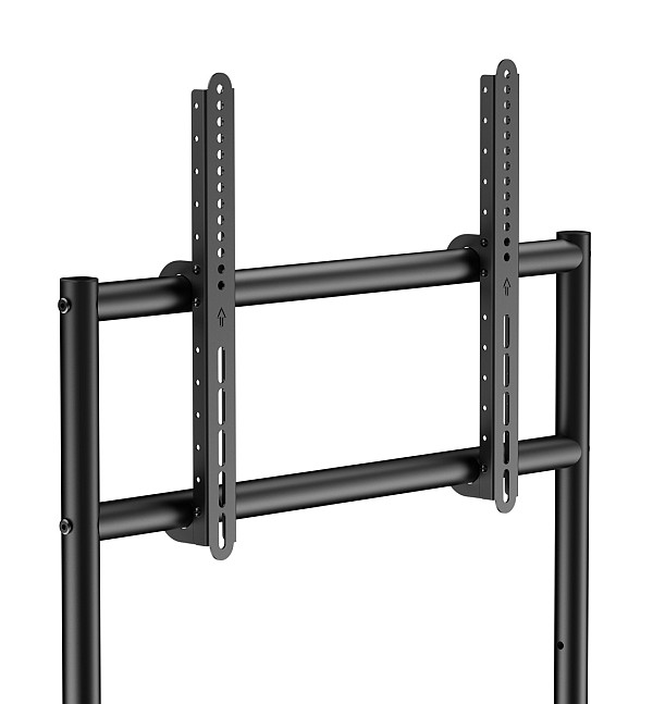 BRATECK βάση δαπέδου TTF13E-46FW για τηλεόραση 37-86 έως 80kg, με ράφι & ροδάκια TTF13E-46FW