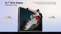 ULEFONE tablet RugKing Pad 2 Pro, 10.1, 8/256GB, 10200mAh, IP68/IP69K/MIL-STD-810H, 4G, μαύρο RUGKINGPAD2PRO