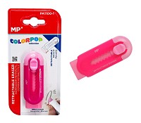 MP πτυσσόμενη γόμα για μολύβι PA1100-1, ροζ PA1100-1