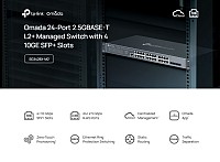 TP-LINK L2+ managed switch SG3428X-M2, 24x 2.5Gbps θύρες, V1.20 SG3428X-M2