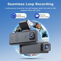 SECTEC smart κάμερα αυτοκινήτου ST-CC09-GPS-EU, μπροστινή/καμπίνας, 1080p, 4G, GPS ST-CC09-GPS-EU