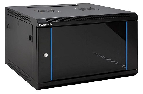 POWERTECH επιτοίχια καμπίνα rack 19" NETW-0037, 600 x 450 x 370mm, 6U NETW-0037