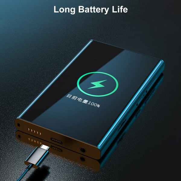 RUIZU MP3 player H10 με οθόνη αφής 3.8, 16GB, Bluetooth, μαύρο H10-16GB