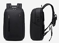 ARCTIC HUNTER τσάντα πλάτης B00915 με θήκη laptop 15.6, USB, 20L, μαύρη B00915-BK