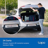 TP-LINK smart ηλιακή κάμερα Tapo C410 KIT, 2K/3MP, WiFi, IP65, V2.0 TAPO-C410KIT