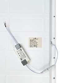 POWERTECH LED panel ψευδοροφής PT-1533, 40W, 59.5x59.5cm, τετράγωνο, 4000K, 4000lm, λευκό PT-1533
