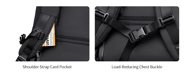 ARCTIC HUNTER τσάντα ταξιδίου LG00861 με θήκη laptop 15.6, τροχήλατη, 42L/54L, μαύρη LG00861-BK