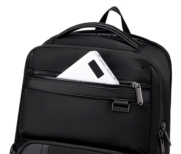 ARCTIC HUNTER τσάντα πλάτης B00808 με θήκη laptop 15.6, 19.5L, μαύρη B00808-BK