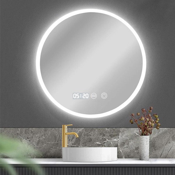BRUNO καθρέφτης μπάνιου LED BRN-0275, στρόγγυλος, 24W, Φ50cm, IP67 BRN-0275