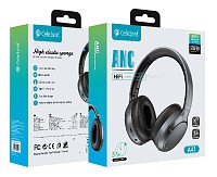 CELEBRAT headphones A41, ασύρματα & ενσύρματα, 40mm, 400mAh, ANC, μαύρα A41-BK