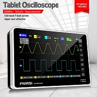 FNIRSI μίνι παλμογράφος 1013D με οθόνη αφής, 2 κανάλια, 100MHz, επαναφορτιζόμενος FNR-1013D