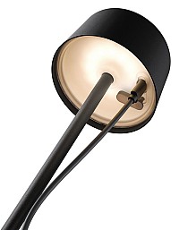GOOBAY επιτραπέζιο φωτιστικό 77675, 3000K, dimmable, επαναφορτιζόμενο, μαύρο 77675