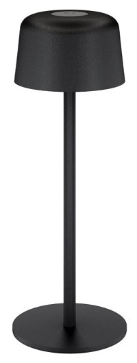 GOOBAY επιτραπέζιο φωτιστικό 77675, 3000K, dimmable, επαναφορτιζόμενο, μαύρο 77675