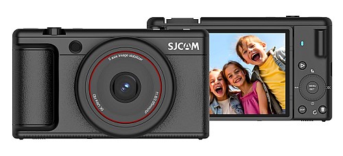 SJCAM compact φωτογραφική μηχανή ZV200, 12MP, 16x ψηφιακό zoom, μαύρη ZV200