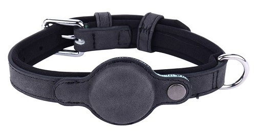 MILI κολάρο με θήκη smart tag MiCollar για σκύλους, small, μαύρο DOGCOLLARSMALL-BK
