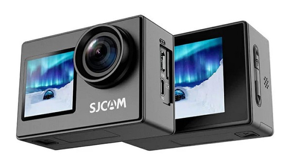 SJCAM action camera SJ4000 Dual Screen, 2x οθόνες, 16MP/4K, WiFi, αδιάβροχη θήκη, μαύρη SJ4000-DUAL-SCREEN