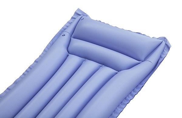 BESTWAY φουσκωτό στρώμα θαλάσσης 44007 με μαξιλάρι, 183x69cm, μωβ 44007-PR