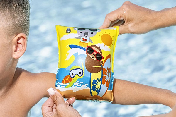 BESTWAY μπρατσάκια 32042, 23x15cm, 3-6 ετών, Surf Buddies 32042