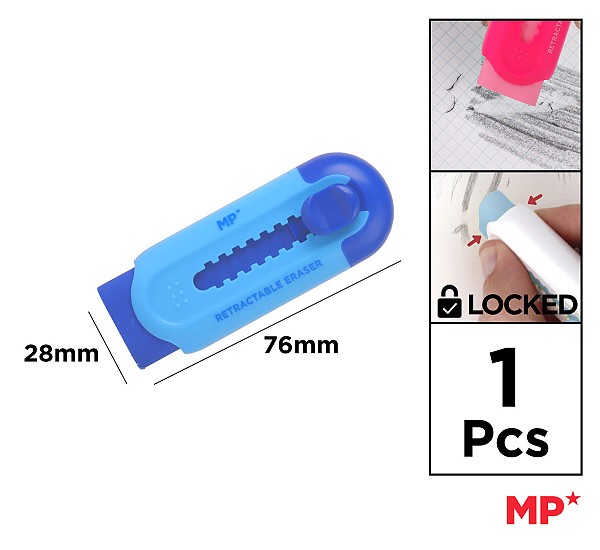 MP πτυσσόμενη γόμα για μολύβι PA1100-1, μπλε PA1100-1-BL