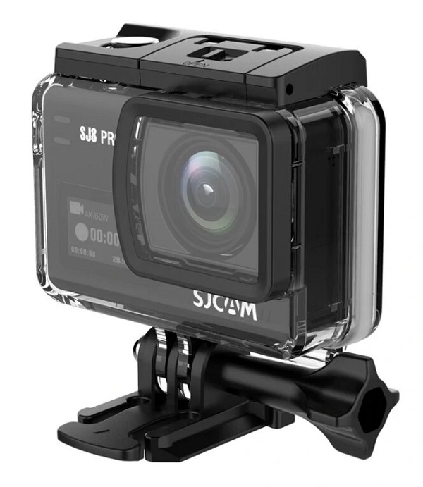 SJCAM action camera SJ8 Pro, οθόνη αφής, 12MP/4K, WiFi, αδιάβροχη θήκη, μαύρη SJ8PRO