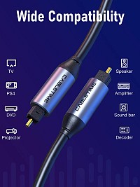 CABLETIME καλώδιο ήχου Toslink CT-AV380-P04GN, gold plated, 5mm, 5m, μαύρο 5210131155950