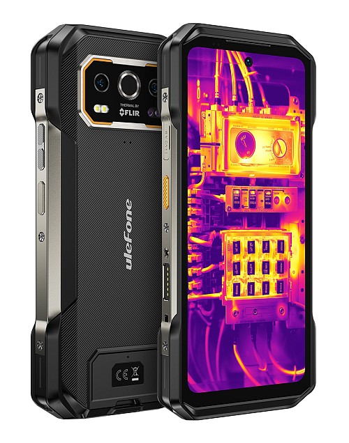 ULEFONE smartphone Armor 27T Pro Plus, 6.78", 12/256GB, 5G, 10600mAh, FLIR 3.5, IP68/IP69K, μαύρο ARMOR27TPROPLUS-BK