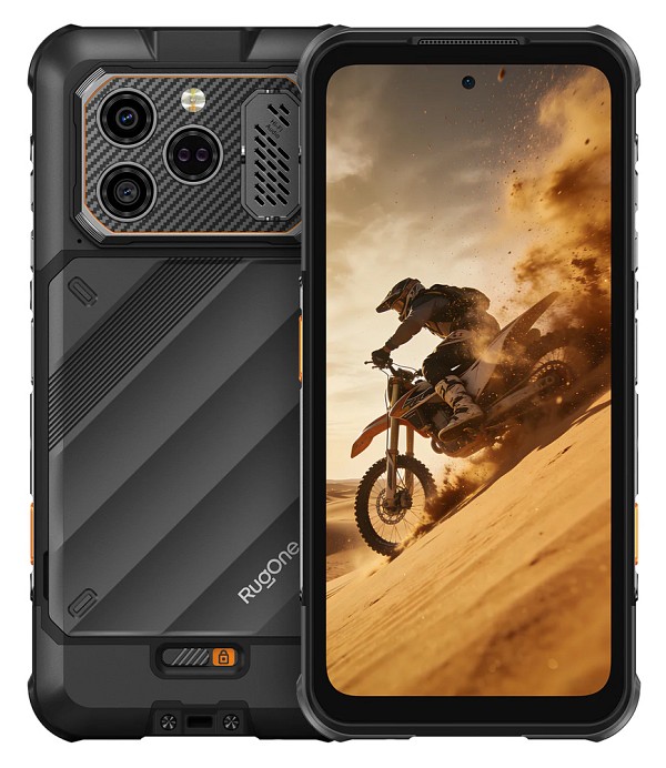 RUGONE smartphone Xever 8, 6.50, 8/128GB, 4800mAh, IP68/IP69K/MIL-STD-810H, μαύρο XEVER8-BK