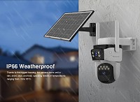 VSTARCAM smart ηλιακή κάμερα BG621DR, dual lens, 3MP, 4G, SD, PTZ, IP66 BG621DR
