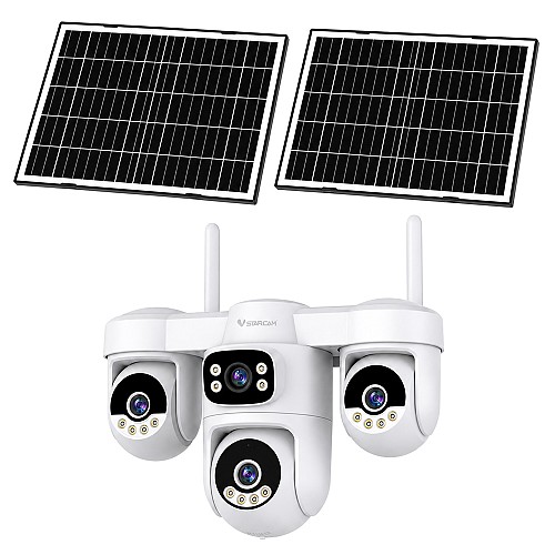 VSTARCAM smart ηλιακή κάμερα AG623FR, four-lens, 3MP, 4G, SD, PTZ, IP66 AG623FR